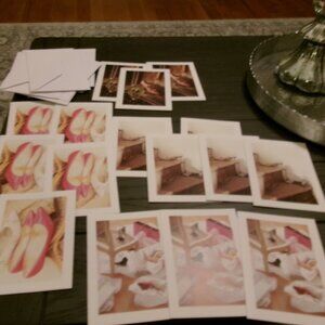 Paperstyle Blank Notecards Set of 16 MAD ABOUT SHOES EMMA BOWD 4 Scenes NEW